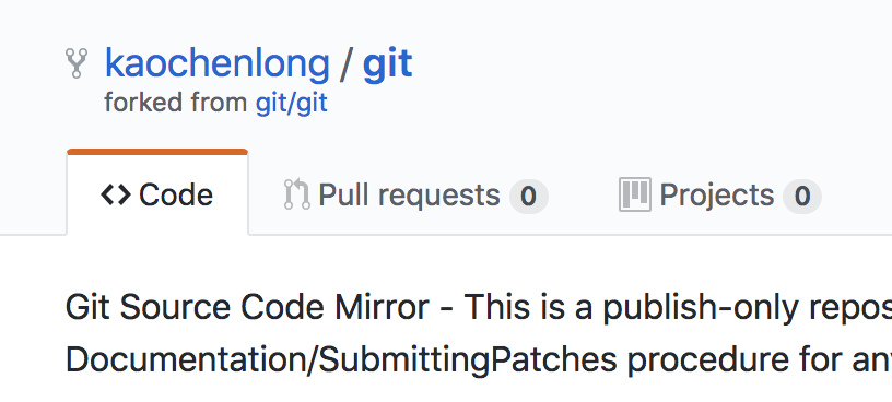 Git Fork
