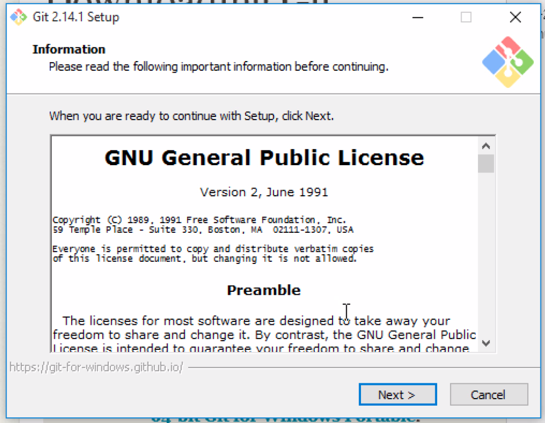 Install Git in Windows