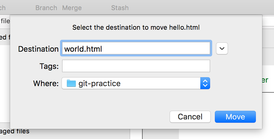 Rename in Git