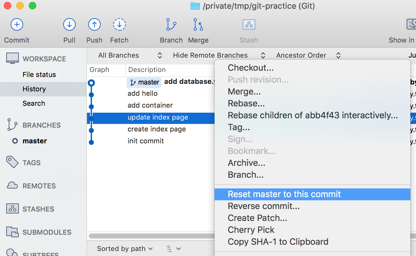 Git 上傳 Github 教學-SourceTree教學畫面